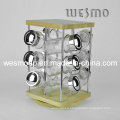 Ustensiles de cuisine en bambou tournants Spice Rack